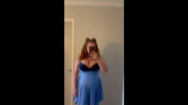 Flashing my huge boobs