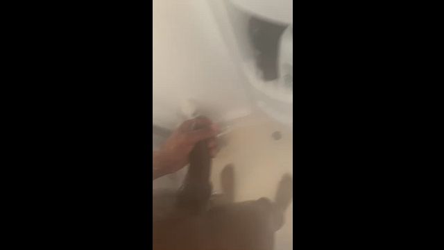 sirthedom's thunderous bbc in sultry shower